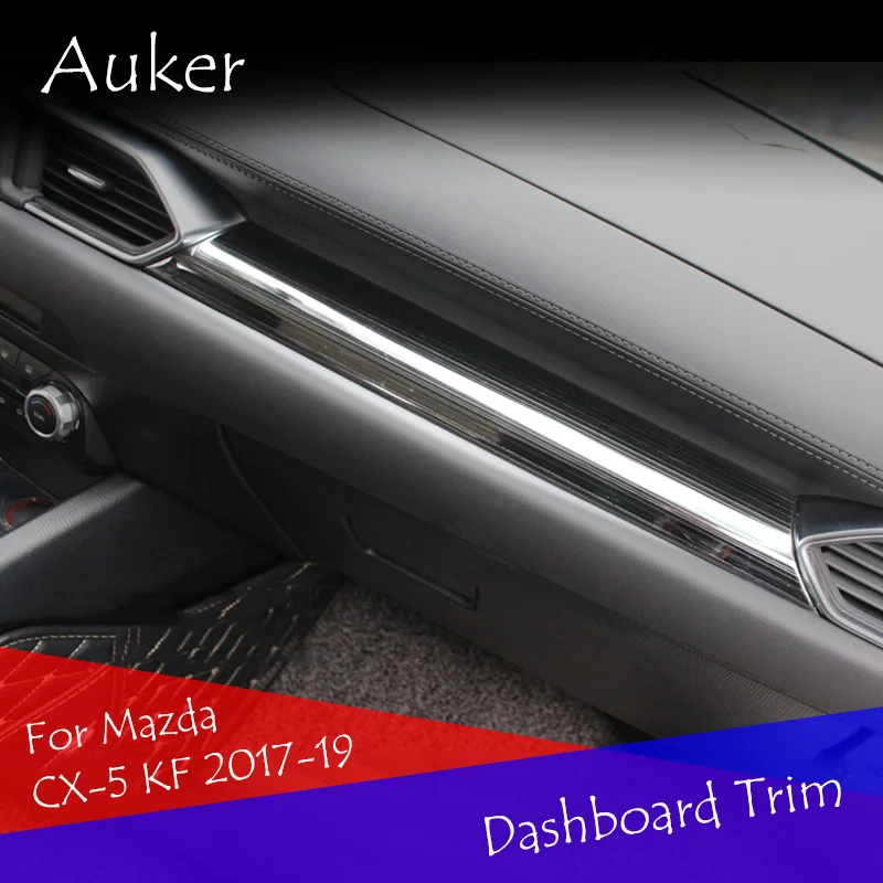 

For Mazda CX-5 CX5 2017 2018 2019 KF Car Dashboard Center Control Edge Protective Trim Garnish Sticker Strips Cover Styling
