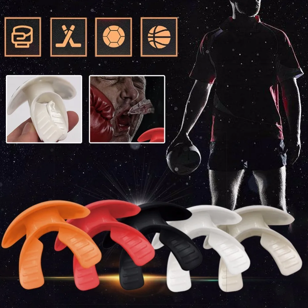 Adultos juventud Mouthguard boca guardias Protector de dientes proteger para el boxeo Deportes Fútbol Rugby baloncesto Muay tailandés seguridad