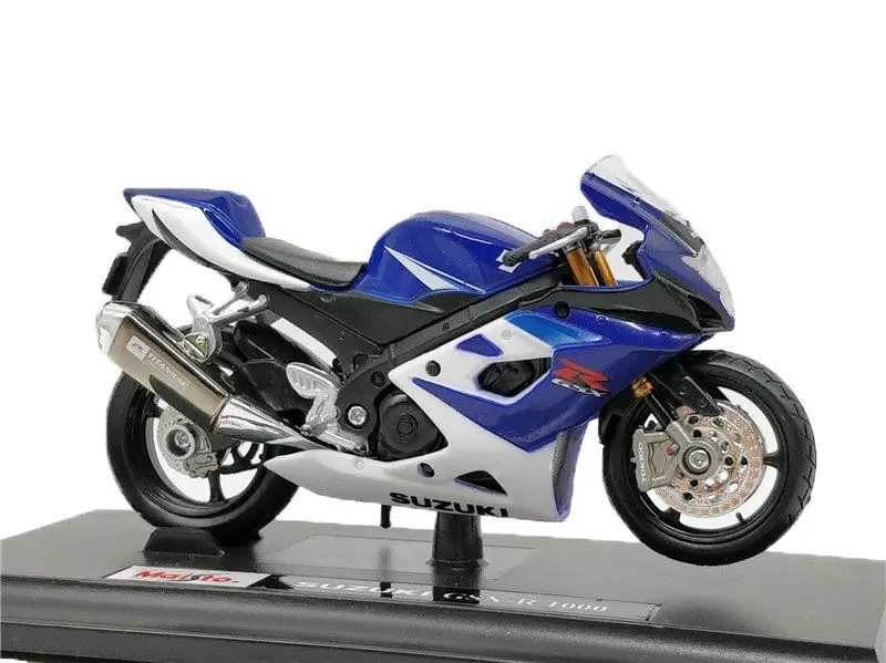 Maisto 1:18 Suzuki MOTORCYCLE Мотоцикл Велосипед литье под давлением модель игрушки Новый в коробке