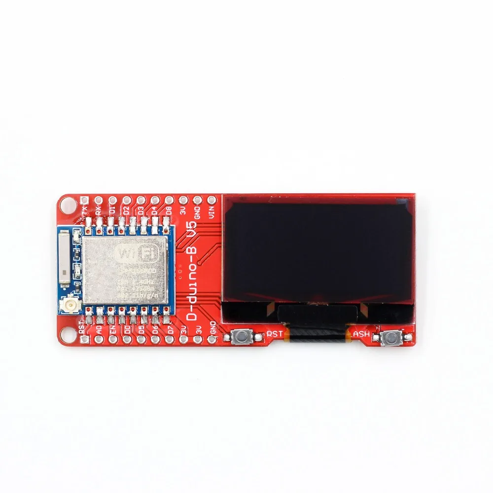 DSTIKE D duv5 (ESP8266 + OLED 2dB антенна) ESP 07 wifi Интернет вещей макетная плата ESP8266 микропитон