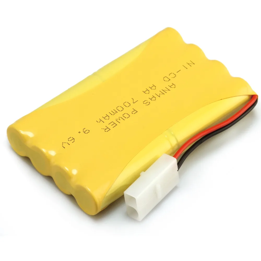 Anmas power NI-CD аккумуляторные батареи AA 9,6 V 700mAh NiCd Ni Cd батарейный блок игрушечный автомобиль разъем Tamiya