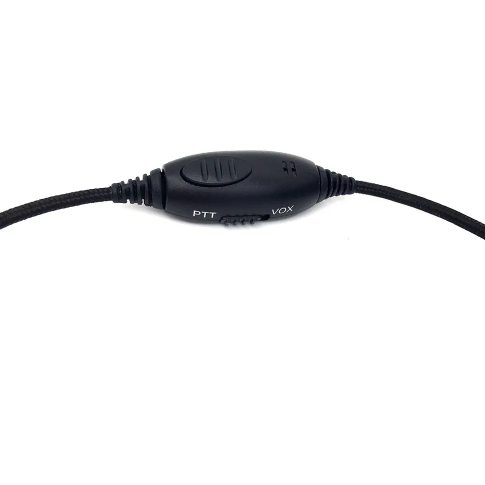 3x Walkie Talkie Earpiece Boom Mic Overhead Earmuffs Noise Cancelling Headphone for Kenwood BaoFeng Puxing Wouxun Hytera HYT (5)