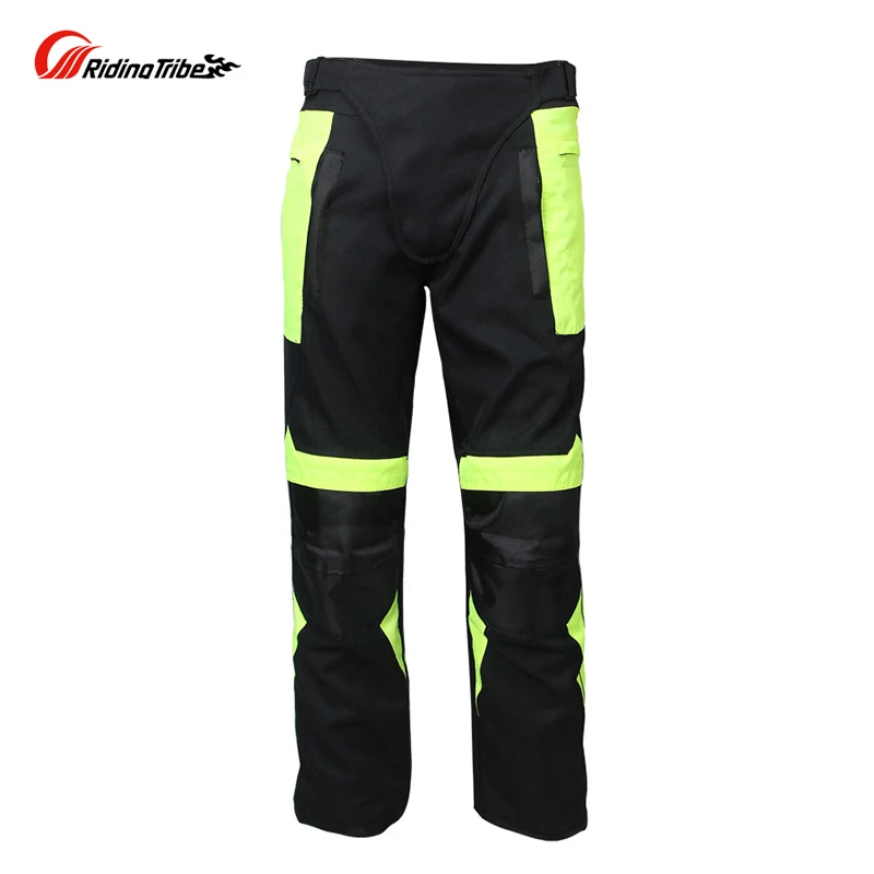 

Motorcycle Pants Men's Gear Summer Breathable Mesh Protective Knee pads Reflective Racing trousers
