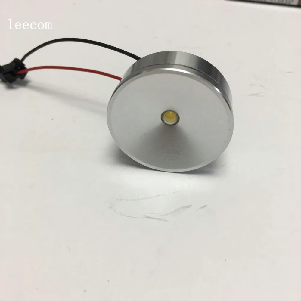 

DC12V 10pcs/lot LED Mini Cabinet Downlight 1W 3W diameter 37mm silver Frame Recessed Ceiling No Flicker Spot Lights For Home