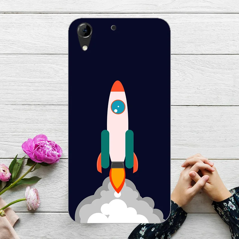 60 стилей модные чехлы для HTC Desire 728 728G Dual Sim D728T D728W Чехлы Цветы животные твердая