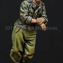 [Loong Way Miniatures] альпийские миниатюры 35145 WSS AFV Crew Leaning(1/35 масштаб) полимерная миниатюра