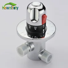 Термостатический смеситель для душа Contral клапан соединения 1/2 контроль температуры клапан хромированный лак