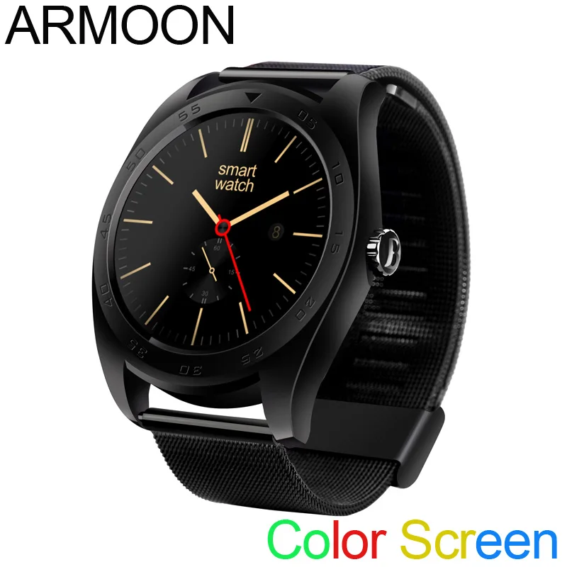 Smart Watch K89 Men Watch Heart Rate Monitor Watch Round Screen BT Call Smartwatch Pedometer Watch