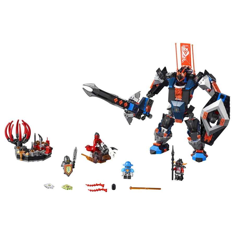 Nexo Knights Axl Black Knight Mech Combination Marvel Building Blocks Kits Toys Compatible Legoe Nexus Nexo Knights Axl Black Knight Mech Combination Marvel Building Blocks Kits Toys Compatible Legoe Nexus