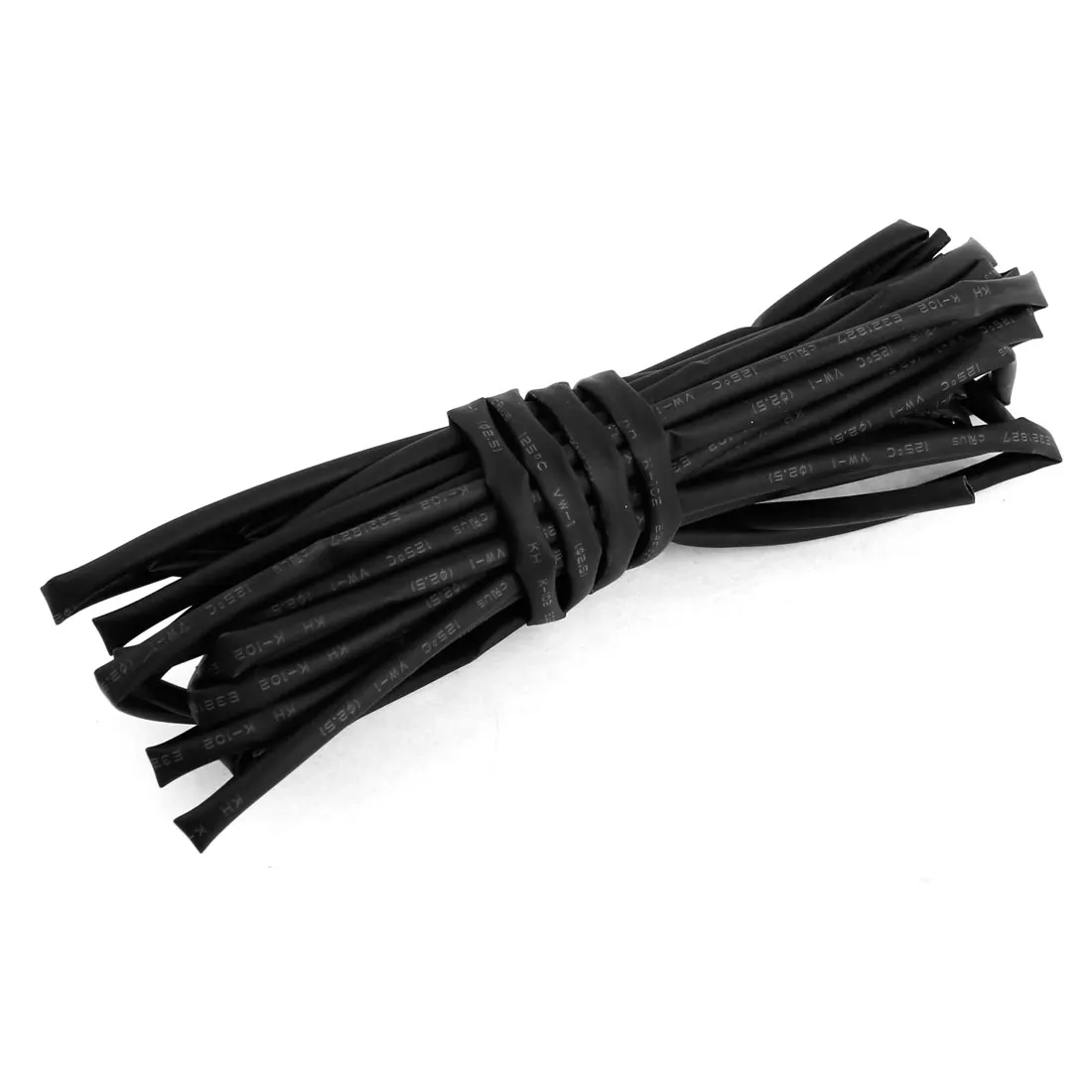Black Polyolefin Heat Shrink Shrinkable Tube 16.4ftin Cable Sleeves