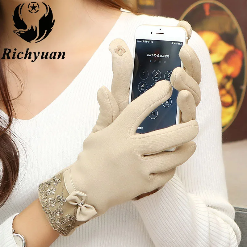 

High Quality! Fashion Screen Gloves Ladies Womens Winter Warm Mittens Use Device While Keeping Hands Cosyan Gifts For Girls
