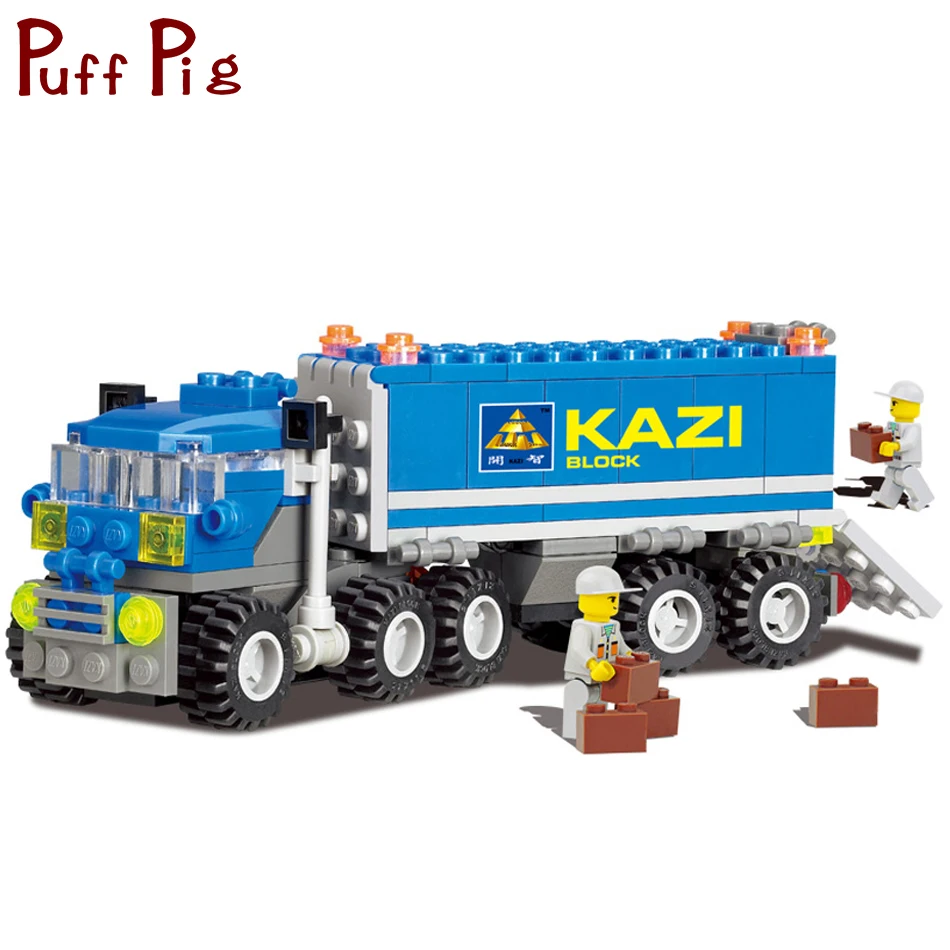 

163PCS Engineering Vehicles Dumper Truck Model Building Blocks Set Compatible Legoed City Construction DIY Bricks Toys For Kids