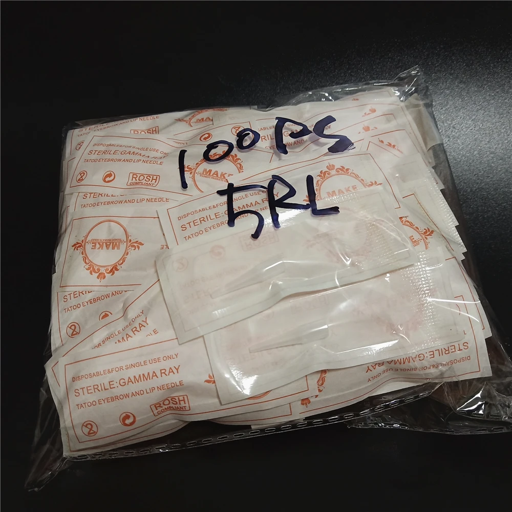 Bico para Maquiagem Centímetros Pequenas Dicas Tatuagem Sobrancelha Agulhas Tampas Permanente Lábio Gigante Sol Máquina 500 Pcs 1rl 0.35 11 500 Pcs 1RL 0.35 centímetros Pequenas Dicas