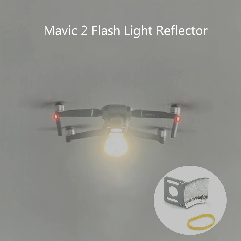 

Bottom LED Night Reflector For DJI Mavic 2 Pro Zoom Drone Accessories Forward Diffuser Rescue Flashlight Reflective Board