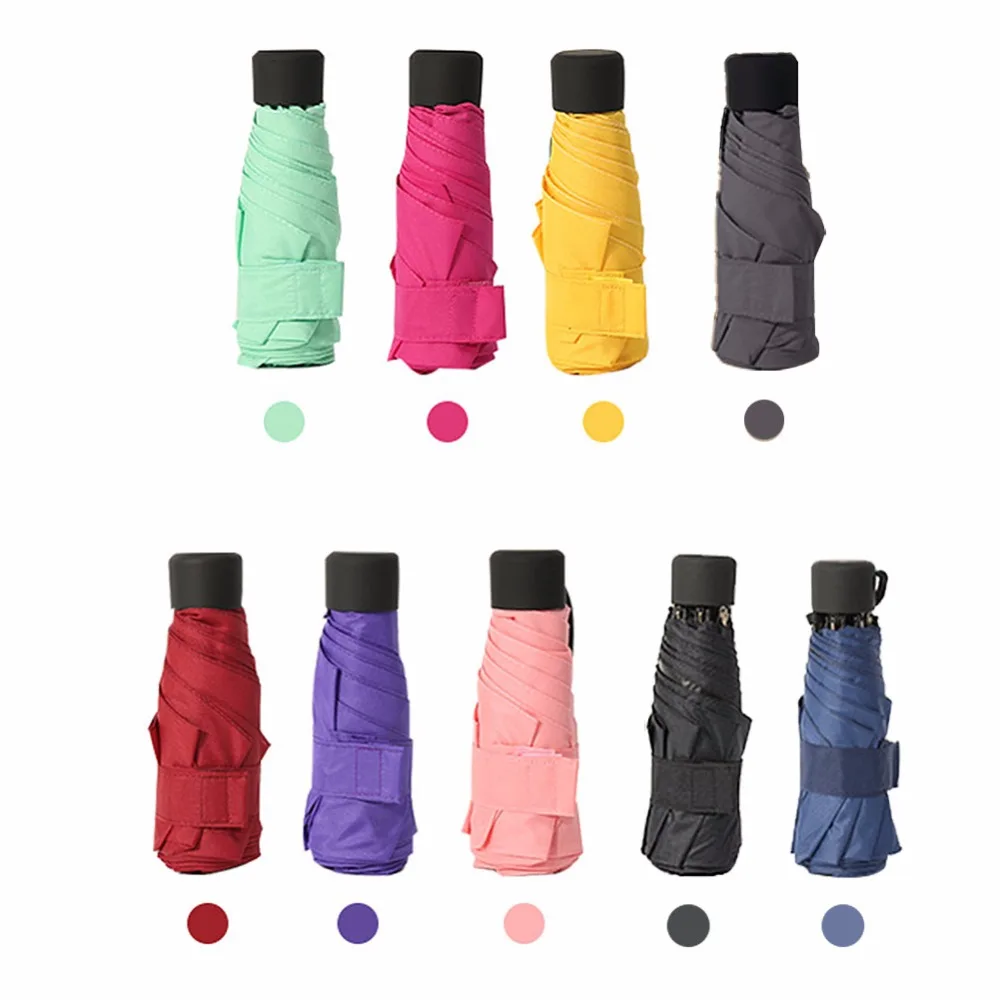 

Mini Pocket Umbrella Women UV Small Umbrellas Portable Ultra-thin Light Mini Rain Umbrella for Men Sun Rain Gear Travel Umbrella