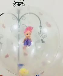 M89C3Pcs прозрачный воздушный шар Милый Babydoll надувной на день рождения изделия для декорации