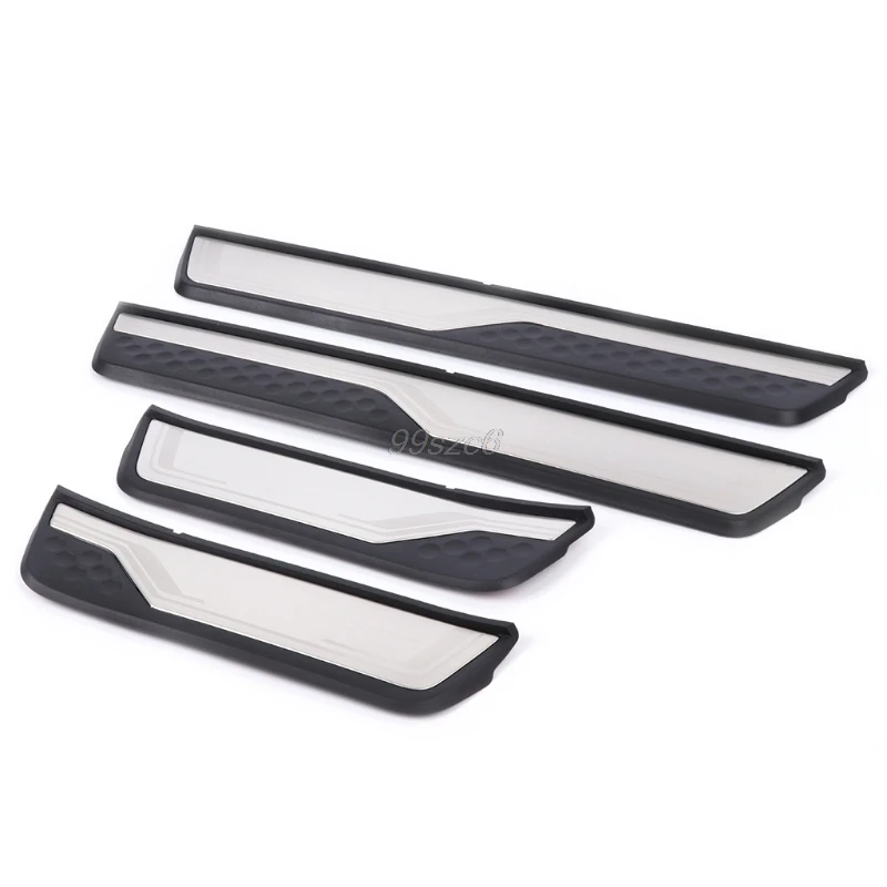 

4 Pcs Stainless Steel Door Entry Sill Plate Protectors Guard For 2017 2018 Honda CRV Junn12 DropShip