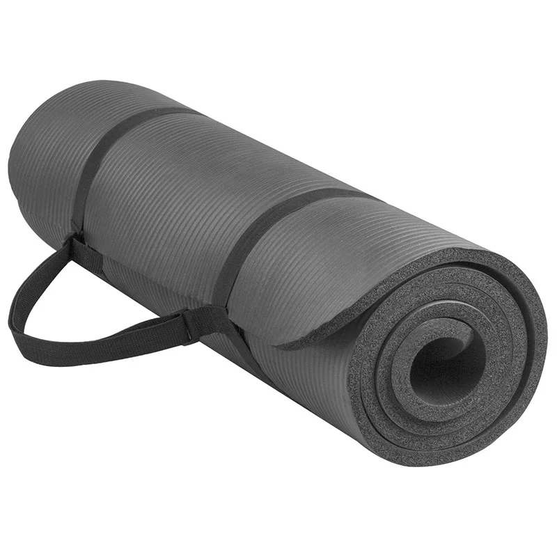 

Yoga Mat All-Purpose 1/2-Inch Thick High Density Anti-Tear Exercise Yoga Mat with Carrying Strap Yoga Mats