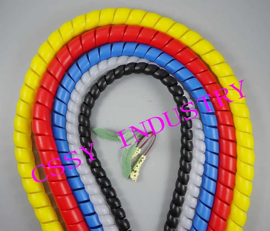 

2meter/lot 12mm free shipping Flame retardant spiral bands diameter Cable casing Cable Sleeves Winding pipe