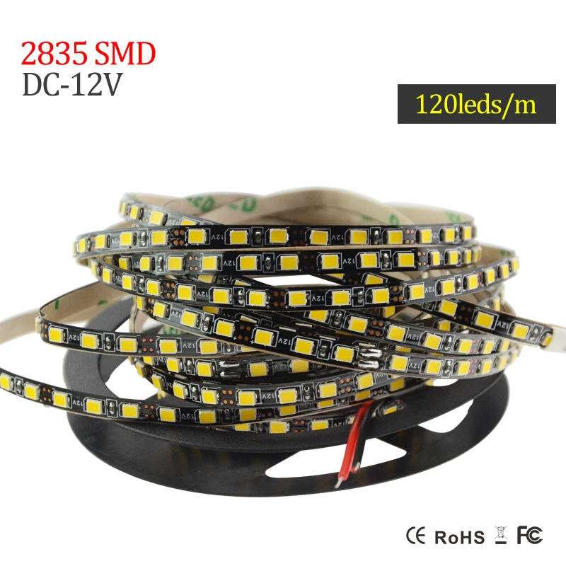 Светодиодная лента SMD2835 12 В постоянного тока 5 м 600 светодиодов|Светодиодные