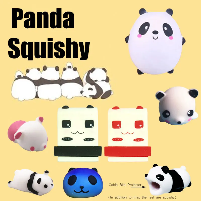 Милая панда Мягкое Животное Kawaii мягкая игрушка крем с ароматом медленно
