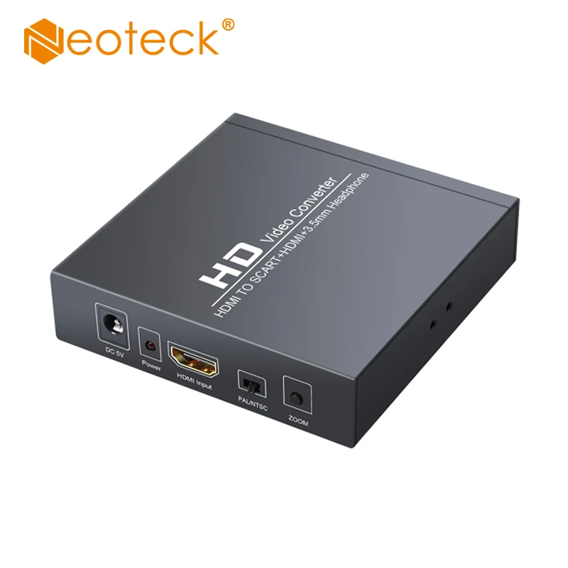 Neoteck hdmi scart и HDMI преобразователь с 3 5 мм аудиовыходом 1080P композитный видеосигнал