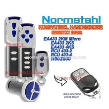 NORMSTAHL EA433 2 км Micro, EA433 2KS, EA433 4KS, RCU 433-2, RCU 433-4, NOO2800 совместимая замена пульта дистанционного управления