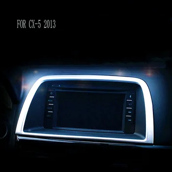 

ABS Matte Plastic Center Control Panel Cover Trim Interior Car Accessories 1PCS/SET For Mazda CX-5 CX5 2012 2013 2014 2015