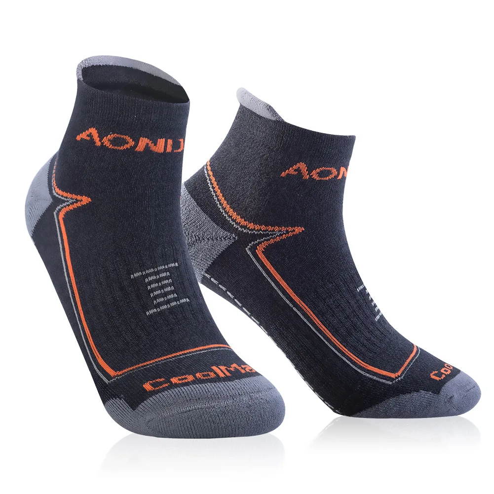 Dark Gray AONIJIE E4090 Спорт на открытом воздухе спортивная производительность Tab тренировочная Подушка четверти Компрессионные носки каблук щит езда на велосипеде - Цвет: Dark Gray