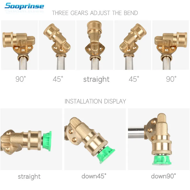 Авто мойка высокого давления поворотный Соединительный удлинитель стержень многоугольный, 1/4 дюймов быстрый разъем, распылитель сопла Автомойка Новинка