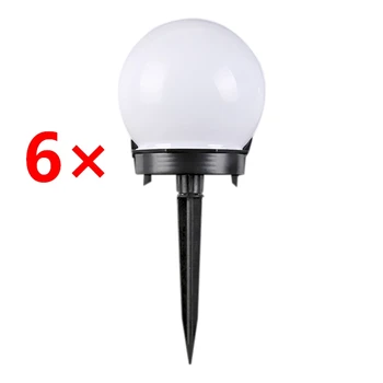 

6 Pcs/Lot Solar Garden Light Waterproof Led Bulb Lawn Garden Light Outdoor Camping Night Lights Solar Powered Landscape Lamp