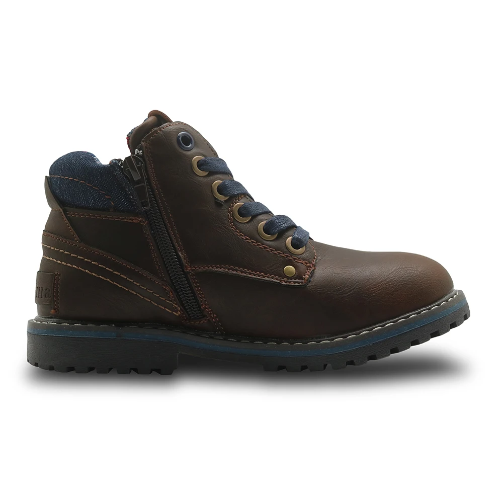 Детские ботинки Apakowa из искусственной кожи на плоской подошве|leather boys boots|boys bootswinter