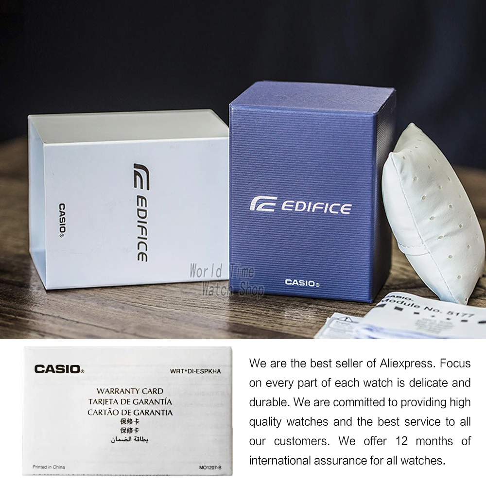  Casio watch Edifice watch men brand luxury quartz Waterproof Chronograph men watch racing Sport mil