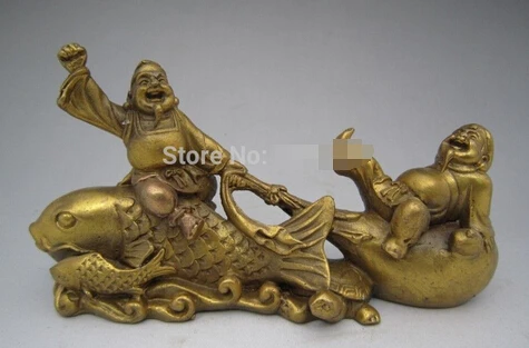 

0handmade bronze collection Buddhist monks an statue lucky