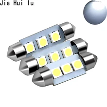 Белый автомобиль Led C5W 5050 3 Smd 3Smd 31 мм 36 мм 39 мм 41 мм Dc 12 В гирлянда внутренний купол дверной светильник, свободный светильник, Лампа сигнала поворота