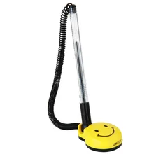 3 шт/лот Smily-Face 0,5 мм черная чернильная настольная шариковая ручка и настольная ручка для школы канцелярские и офисные принадлежности