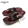 WHOHOLL Geta-sandalias de verano para mujer, zuecos japoneses con cuña antideslizante de EVA para Cosplay, chanclas de madera ► Foto 3/6