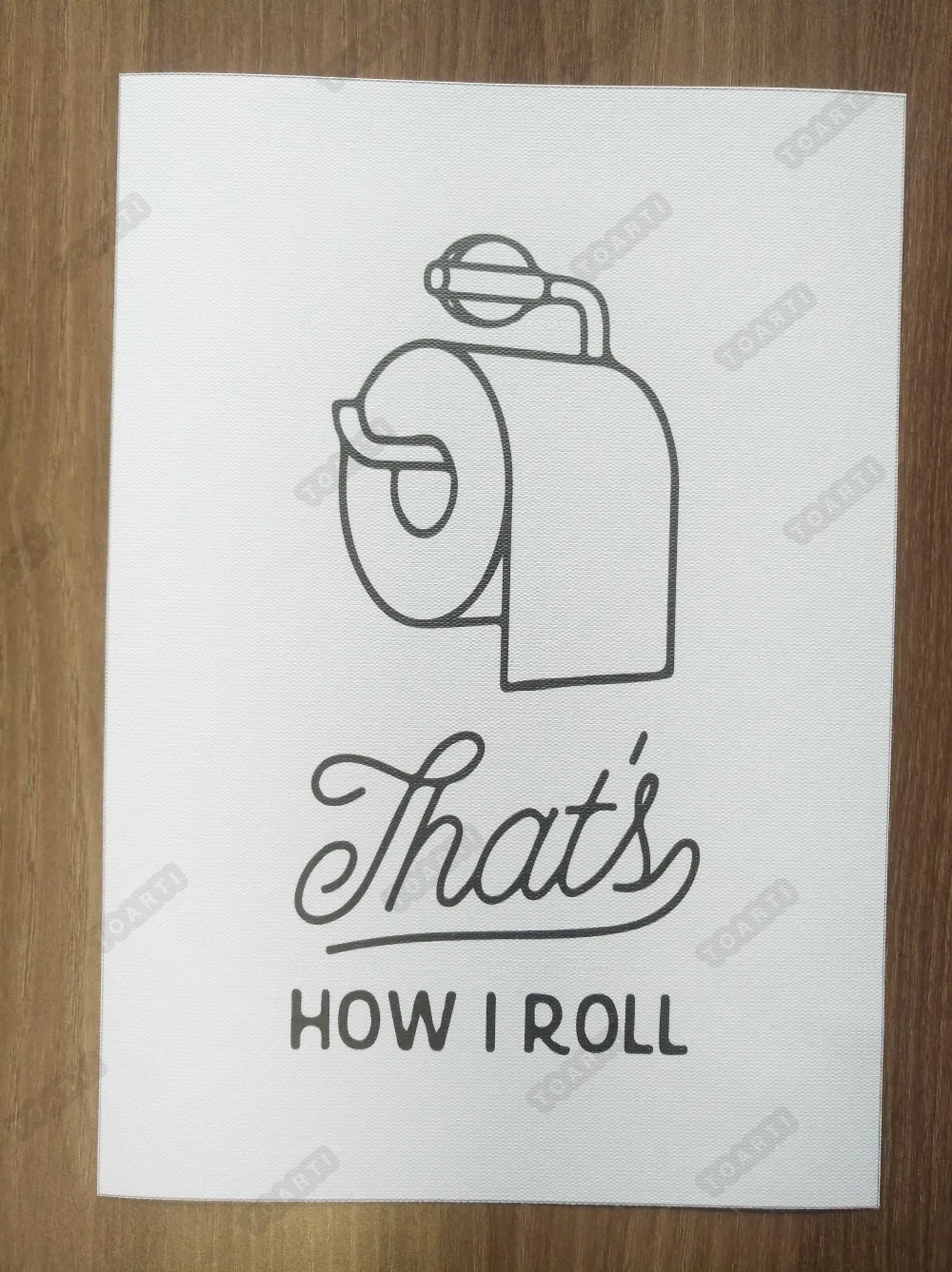 Toilet Tissue Modern Poster&Prints Creative Canvas Painting For Washroom Modular Wall Picture For Restroom Wall Art Home Decorat (1)