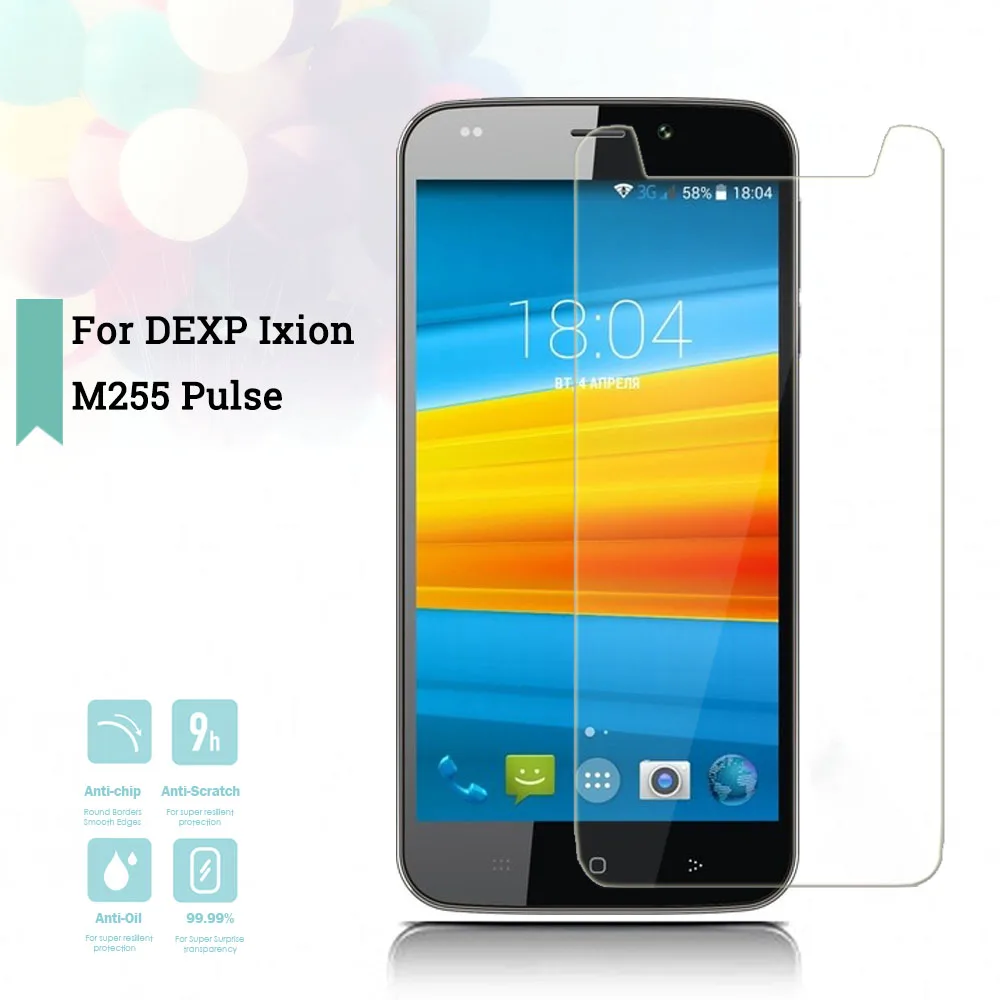 2.5D 0 26 мм Ultra Tempered Стекло для DEXP Ixion M255 импульса закаленное Экран протектор фильм