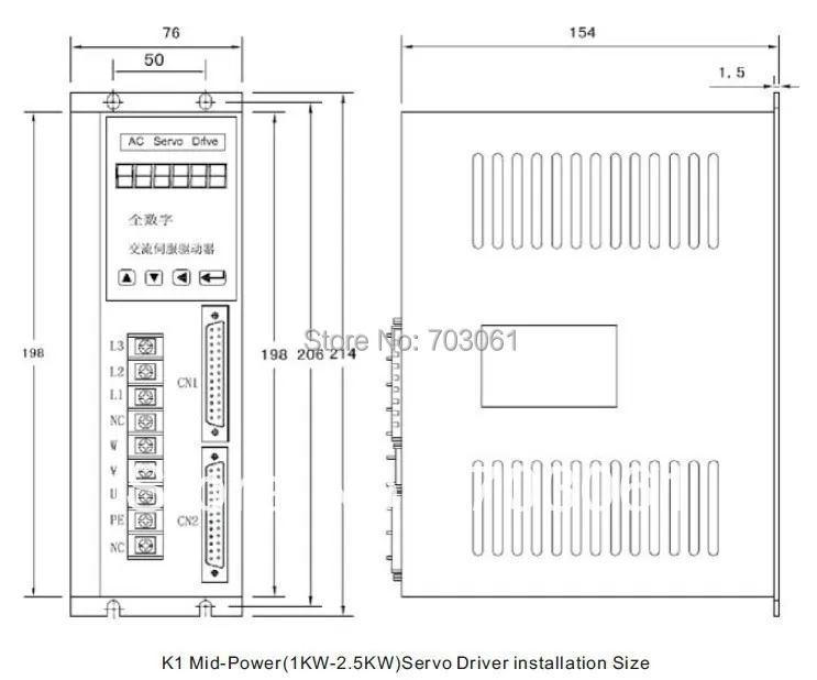 10% скидка 1.2kw 3 фазы средней инерции ac сервопривод с новым экономичным привод с серводвигателем 50 Гц