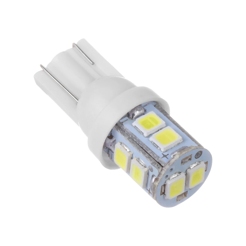 Автомобильный светильник T10 10SMD W5W 194 168 2825 белый s светодиодный Клин ламп