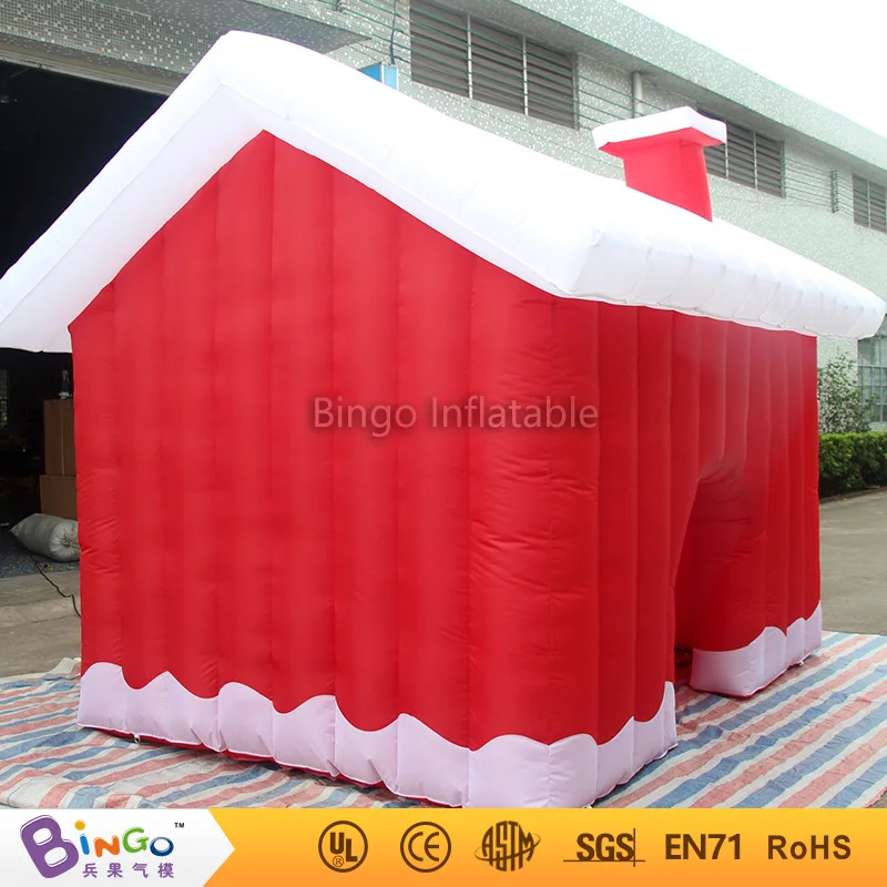  Free Delivery Decoration items 3.8X3.2X2.7 Meter inflatable christmas kids house tents hot sale blo