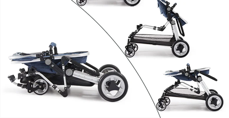 Stroller twin double Newborn Carry Cot Pram Practical Twin Baby Stroller Double Car Seats Carriage Super Shock Absorbing
