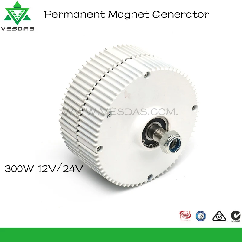 

300W/ 600r/m Permanent Magnet Generator AC Alternator for Vertical Wind Turbine Generator