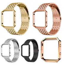 HIPERDEAL носимые устройства умные аксессуары браслет из нержавеющей стали смарт часы ремешок+ чехол для Fitbit Blaze jan11