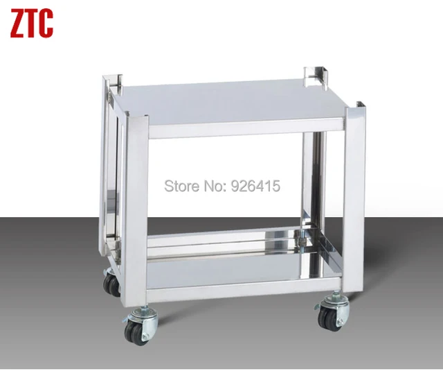 Double layers instrument utility trolley cart with wheels,chemical