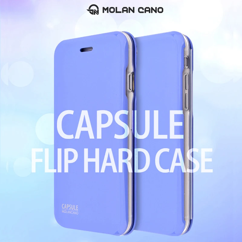 Molan Cano Capsule бумажник карты карман флип Жёсткие Чехлы для iPhone 6/6 S 7 8 Plus X PC + TPU гладкая