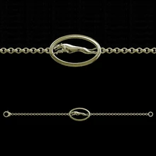 Беговой борзая браслет собака ювелирные изделия-12 шт./лот