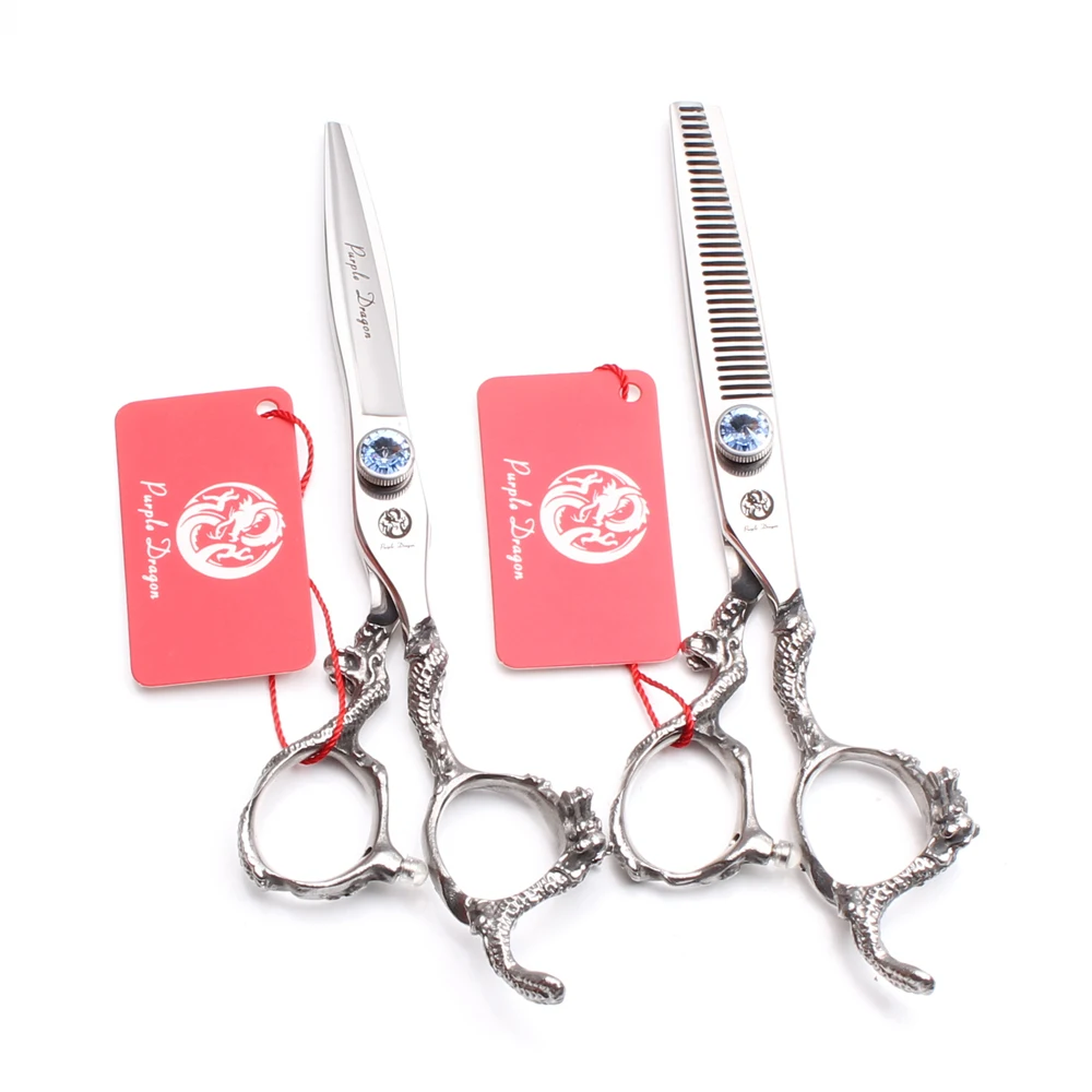 

6" JP 440C Regular Shears Thinning Shears Hairdersser's Scissors Professional Hair Scissors Dragon Handle Haircut Scissors Z9100