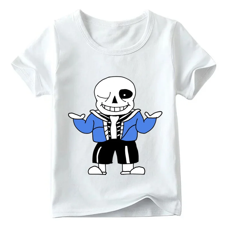 

Children Skull Brother Undertale Sans Funny T shirt Baby Boys/Girls Summer Tops T shirts Kids Cartoon Clothes,ooo2405